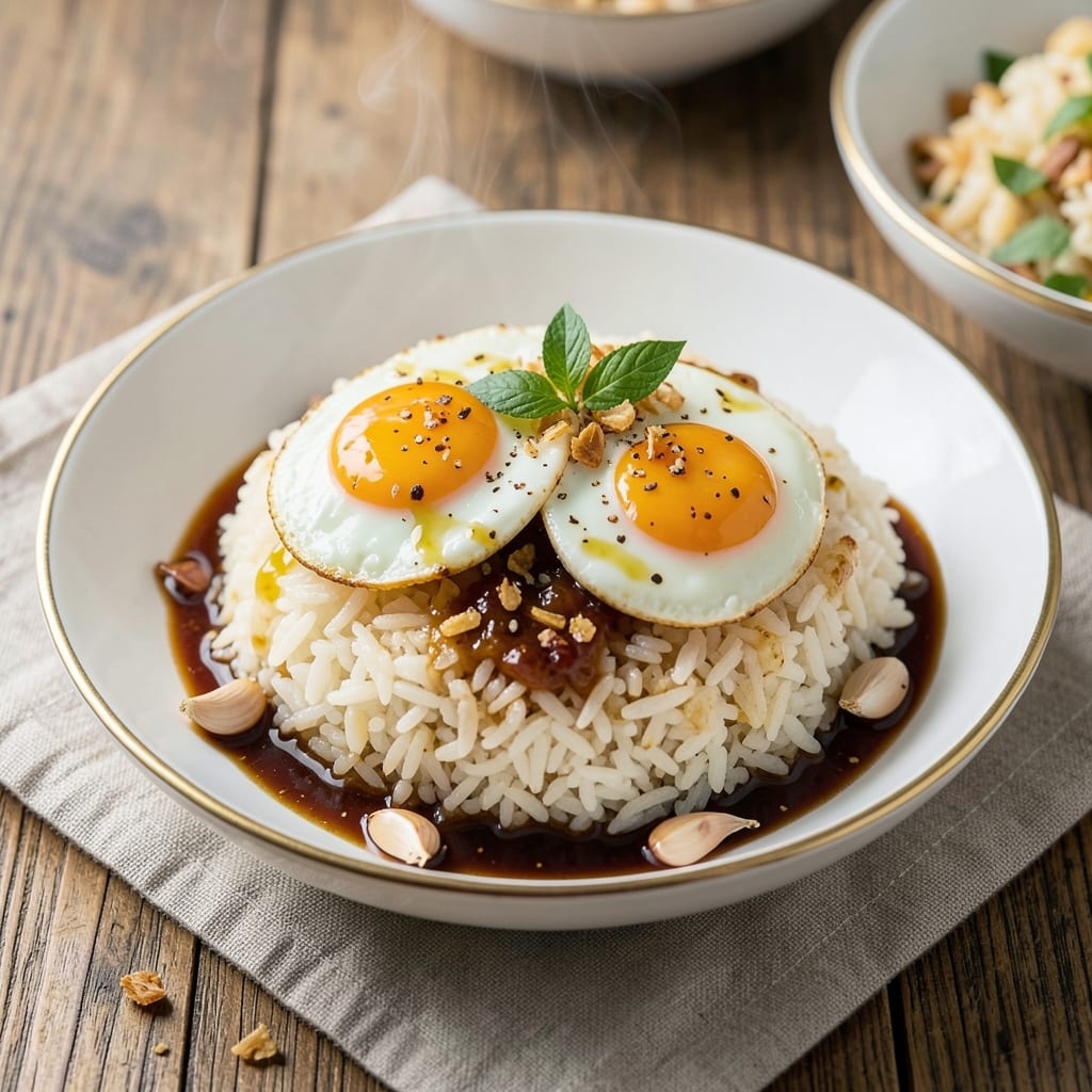 Asian Egg Rice Recipe: Wok-Tossed Umami Crunch With Silky Egg Ribbons