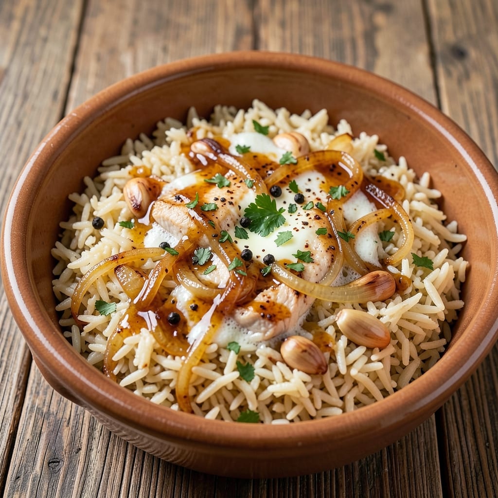 5 Star Rice Pilaf Recipe: Golden Crispy Edges and Fragrant Saffron Core