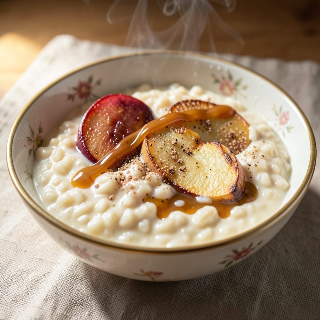 Apple Rice Pudding Recipe: Spiced Cinnamon Warmth With Caramelized Apples