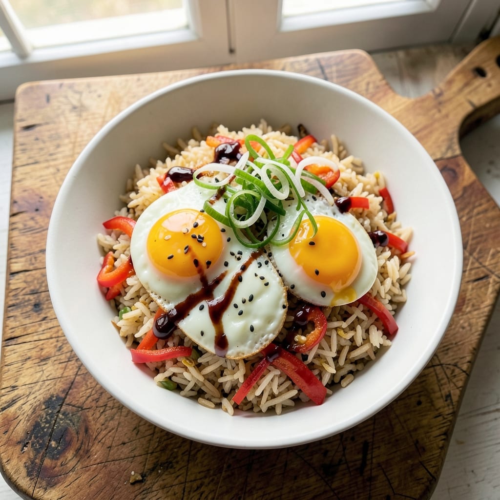 1 Cup Fried Rice Recipe: Eggy Richness and Toasted Grain Magic