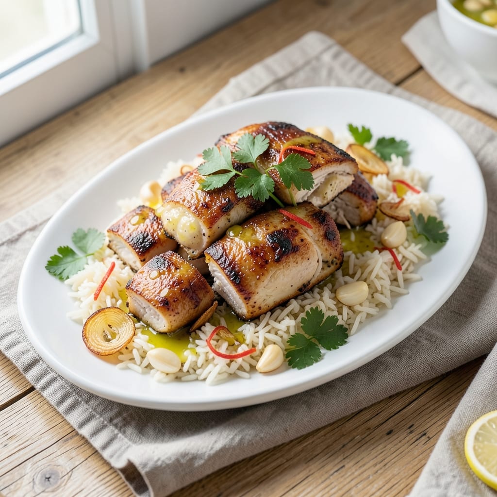 15-Minute Chicken and Rice Recipe: One-Pan Lemon-Garlic Sizzle