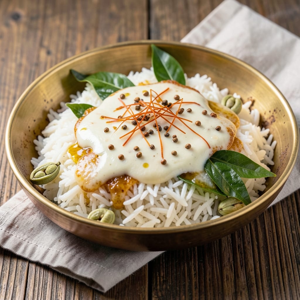 Anglo-Indian Coconut Rice Recipe: Fragrant Saffron and Toasted Spice Fusion in One Pot