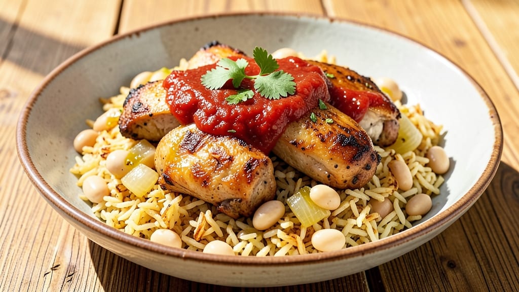 Cape Verdean Rice Recipe: Spiced Tomato Gravy Over Fragrant Jasmine Grains