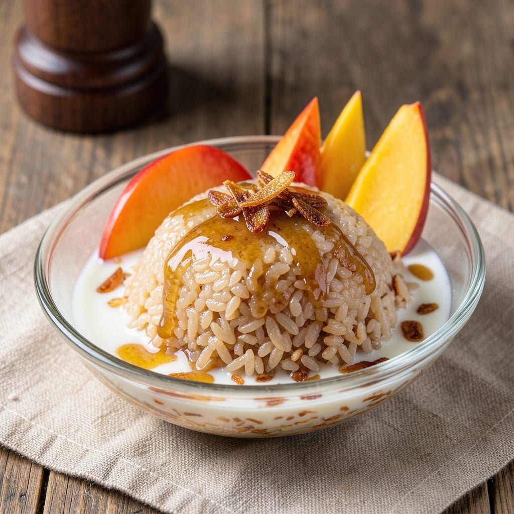 Asian Sweet Rice Dessert Recipe: Glossy Coconut Pearl Magic