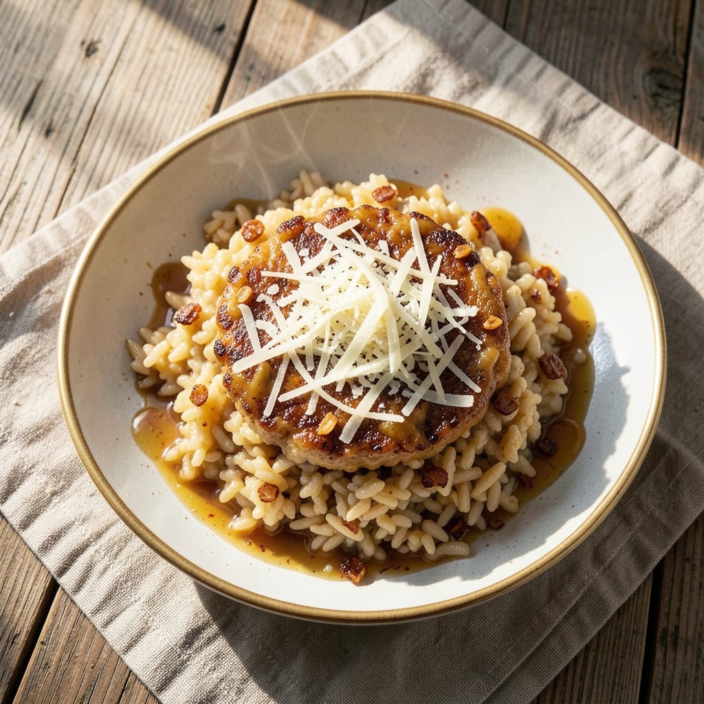 Arborio Sticky Rice Recipe: Toasted Grain Crunch With Buttery Umami Depth