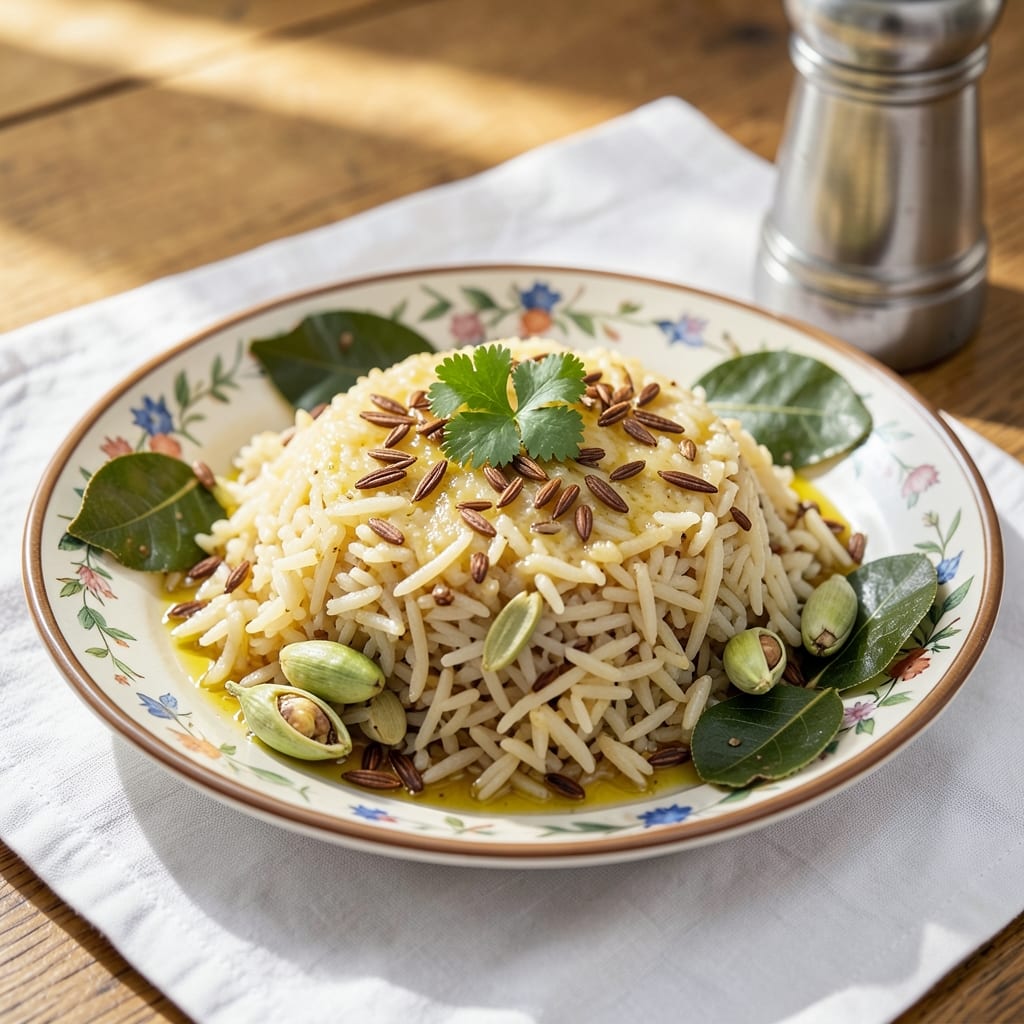 Ajwain Rice Recipe: Earthy Carom Spice with Nutty Crunch