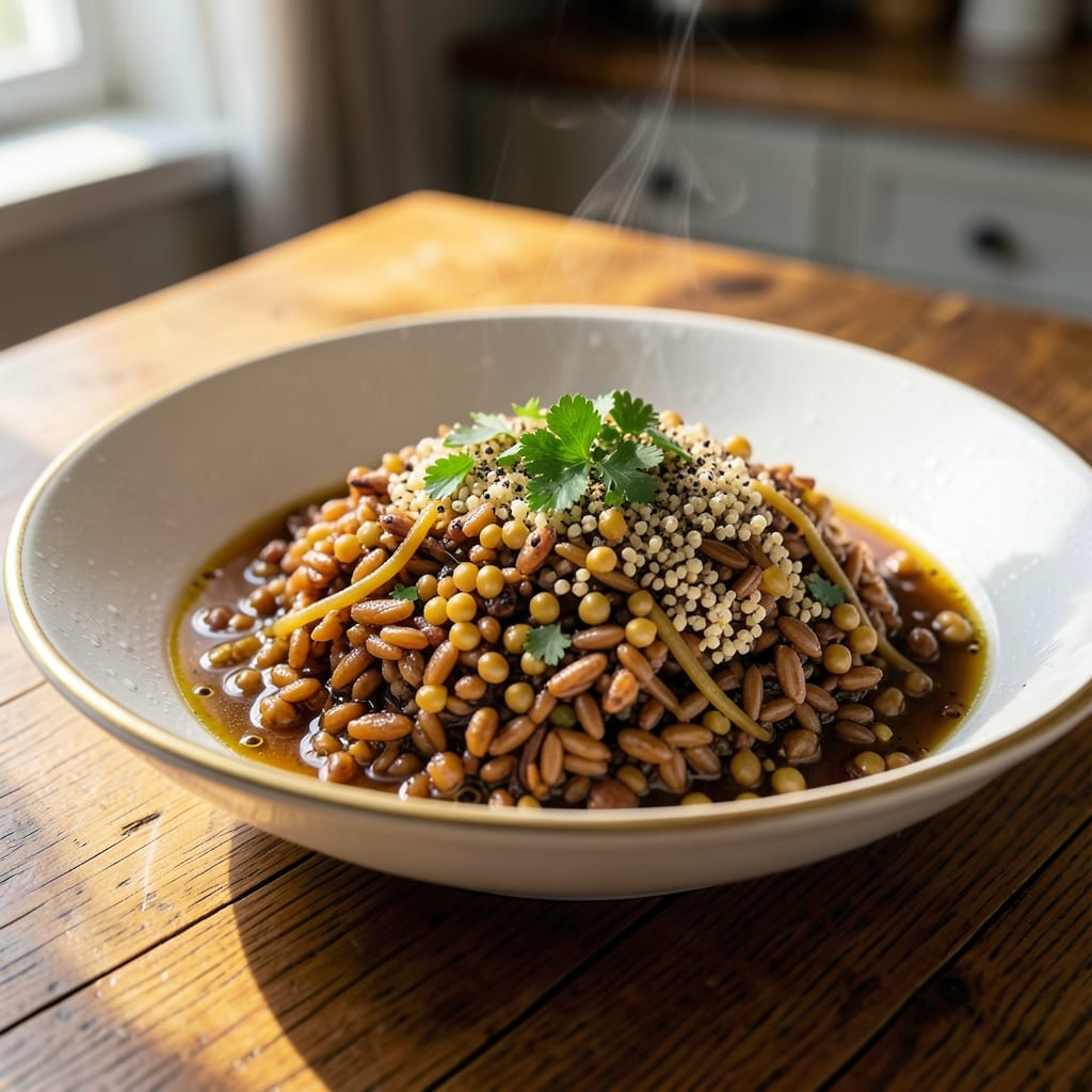 5 Grain Rice Recipe: Nutty Crunch and Fluffy Texture in One Pot
