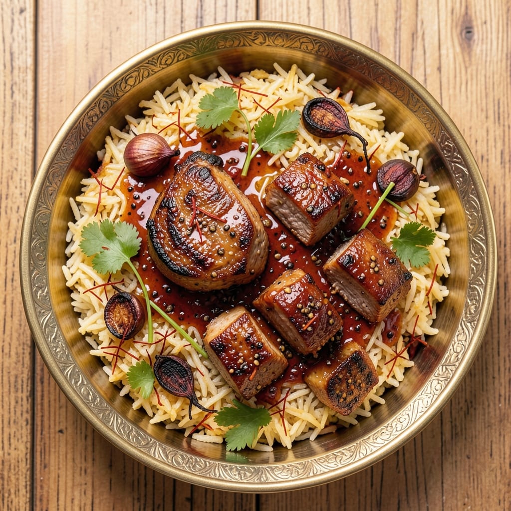 Arabian Kabsa Rice Recipe: Spiced Lamb and Saffron Fragrance in One Pot