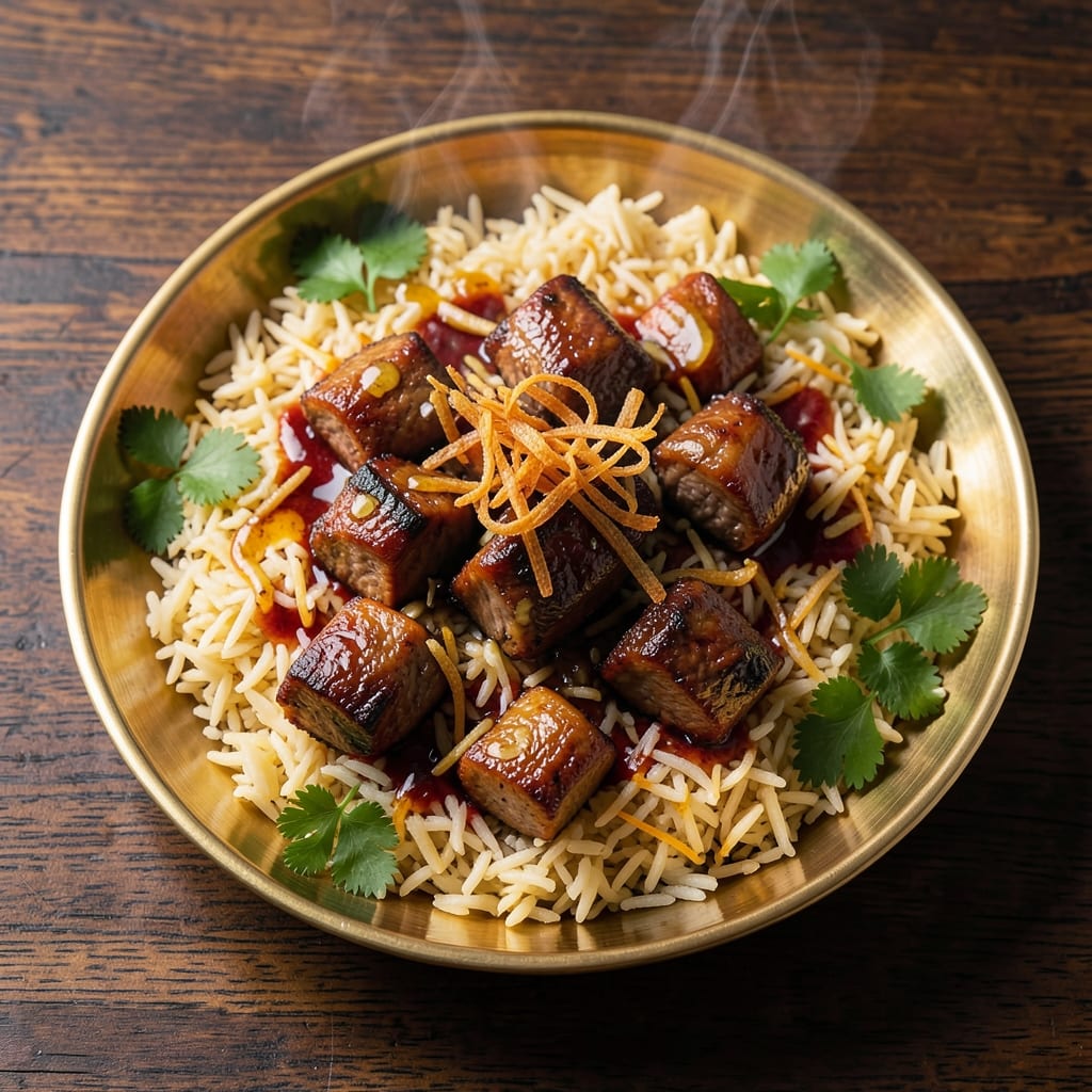 Arabic Mandi Rice Recipe: Saffron-Infused Lamb and Spice-Layered Feast