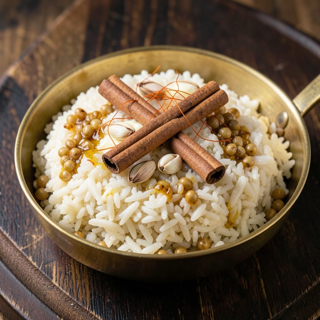 Aladdin's Jasmine Rice Recipe: Fragrant Saffron and Toasted Barley Crunch
