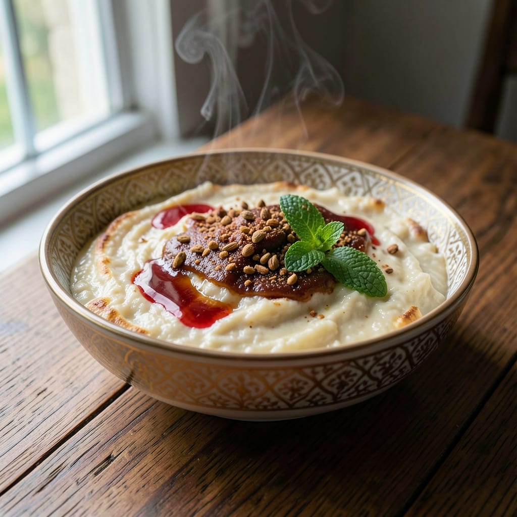 Arab Rice Pudding Recipe: Warm Spiced Vanilla and Cardamom Delight