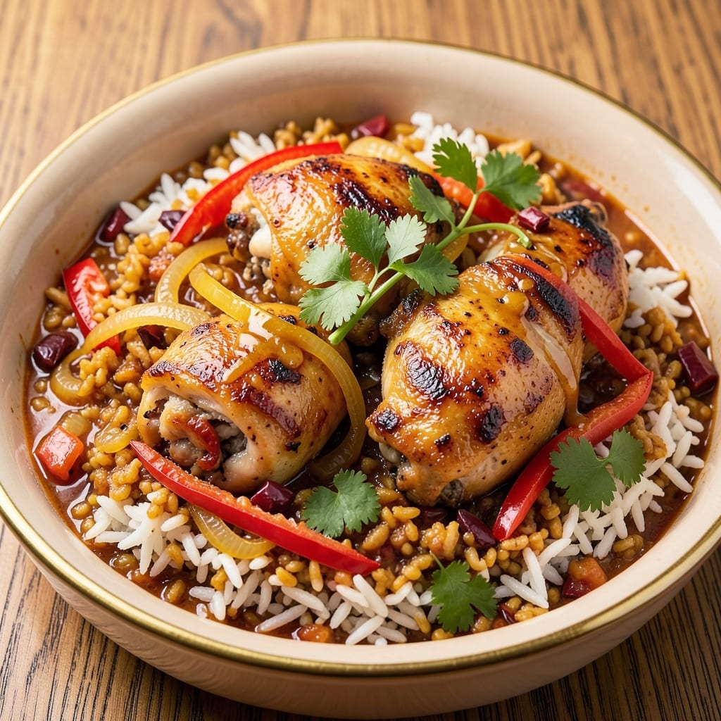 African Jollof Rice and Chicken Recipe: Spice-Infused One-Pan Masterpiece
