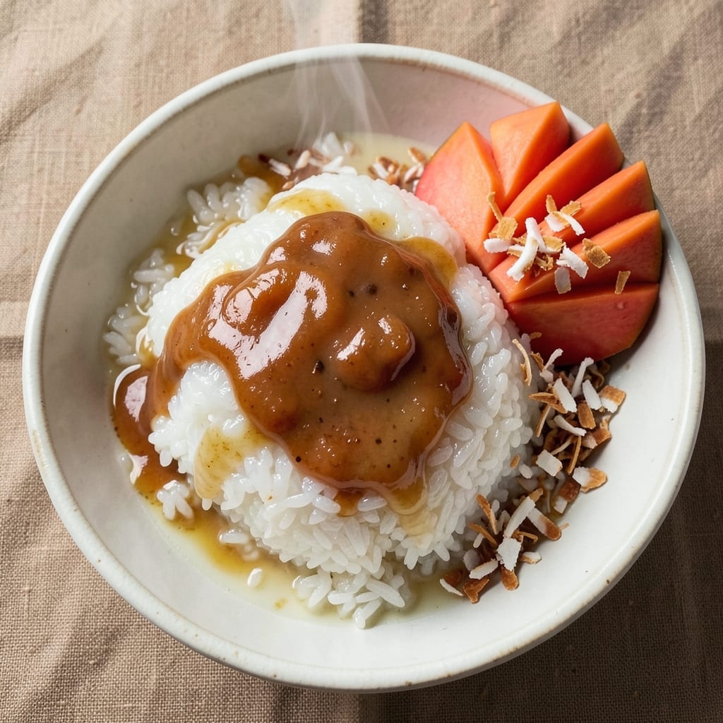 Asian Sticky Rice Dessert Recipe: Coconut-Kissed Sweetness With Toasted Pandan Crunch