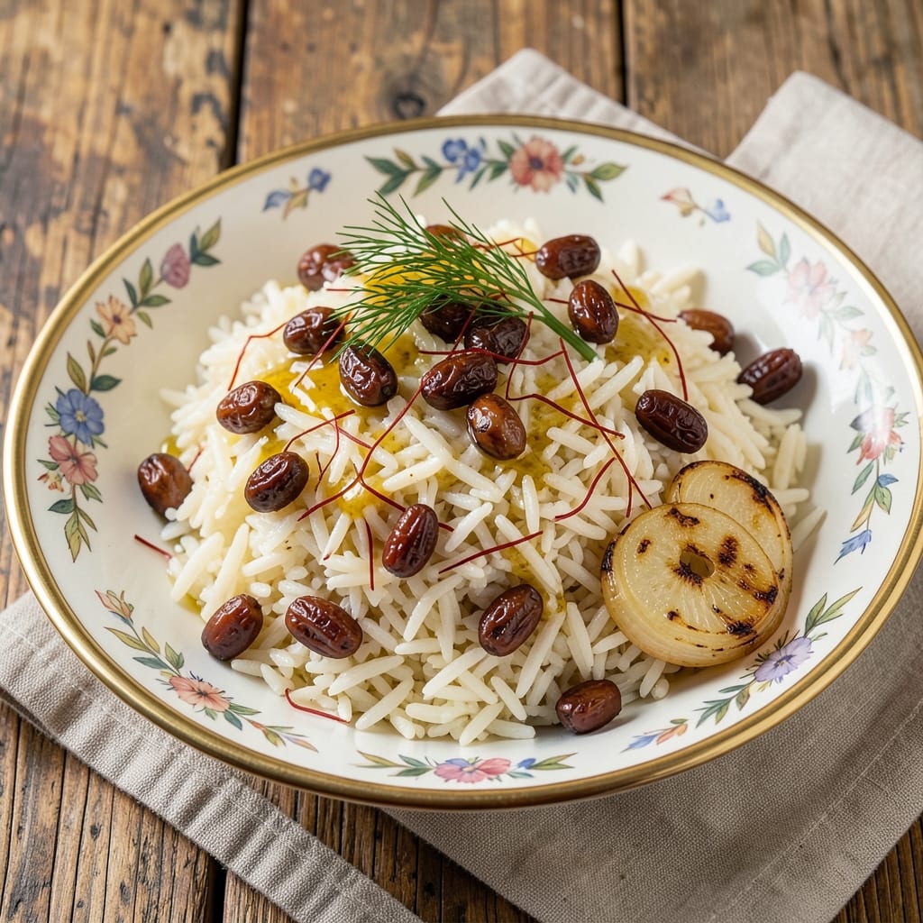 Armenian Basmati Rice Recipe: Toasted Barberry and Saffron Crunch