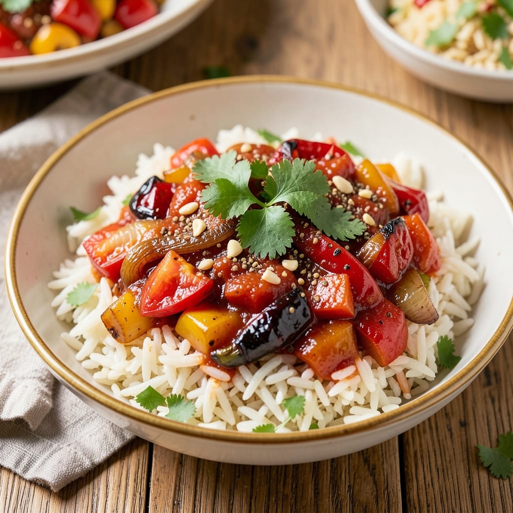 African Spicy Rice Recipe: Bold Tomato-Pepper Heat in One Pot