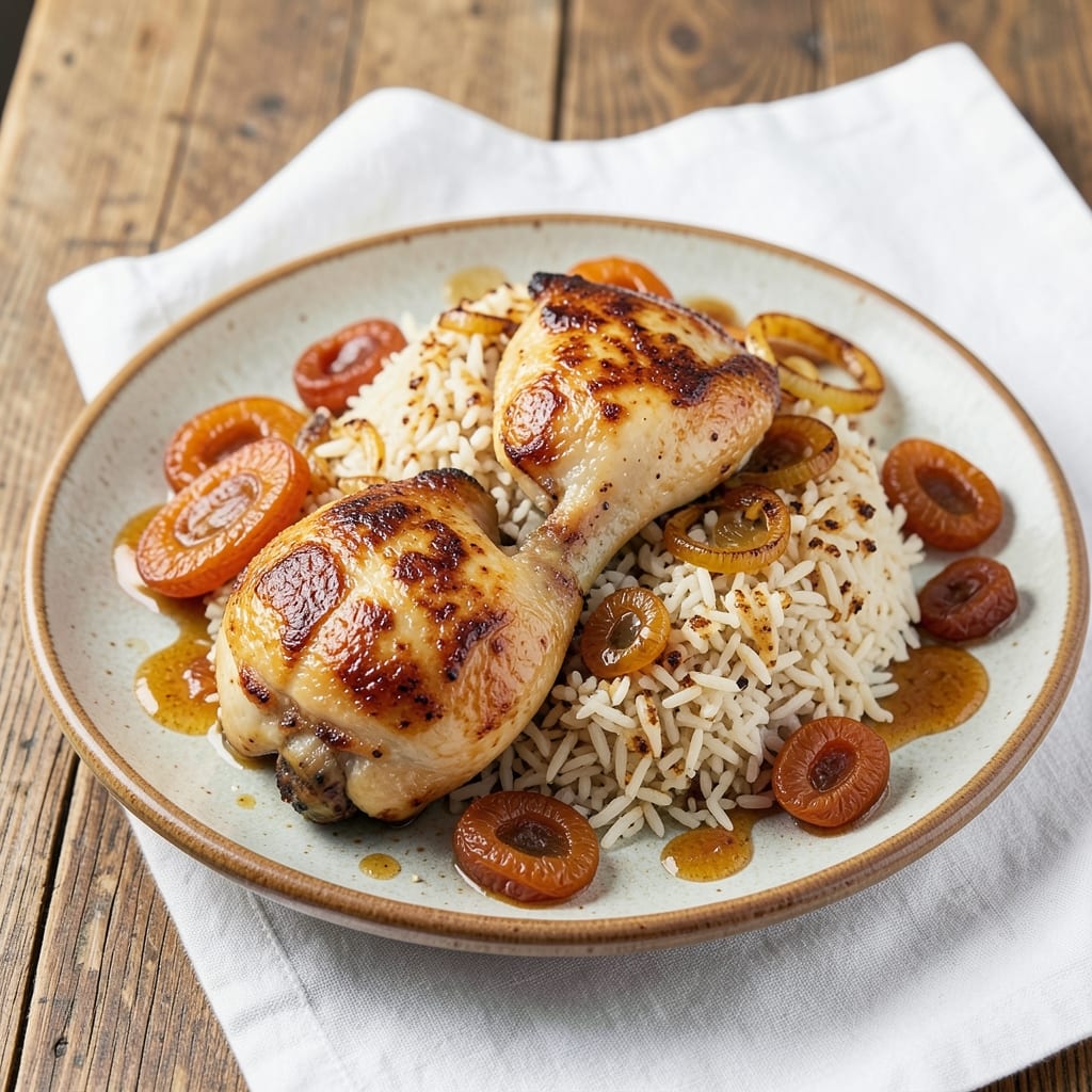 Apricot Chicken and Rice Recipe: Sweet-Tangy One-Pan Harmony