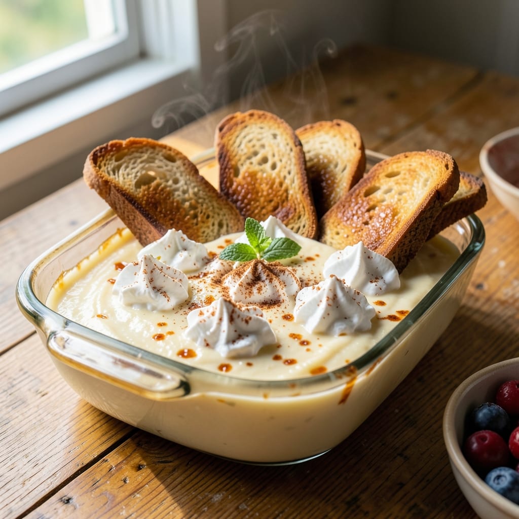 American Rice Pudding Recipe: Vanilla-Cinnamon Creaminess With Toasted Bread Crunch
