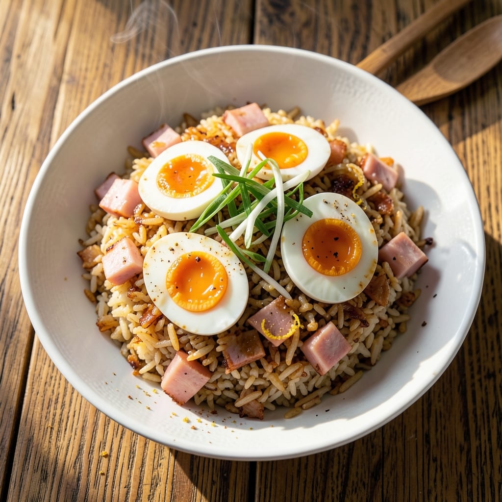American Deli Fried Rice Recipe: Crispy Egg and Ham Bites in 20 Minutes