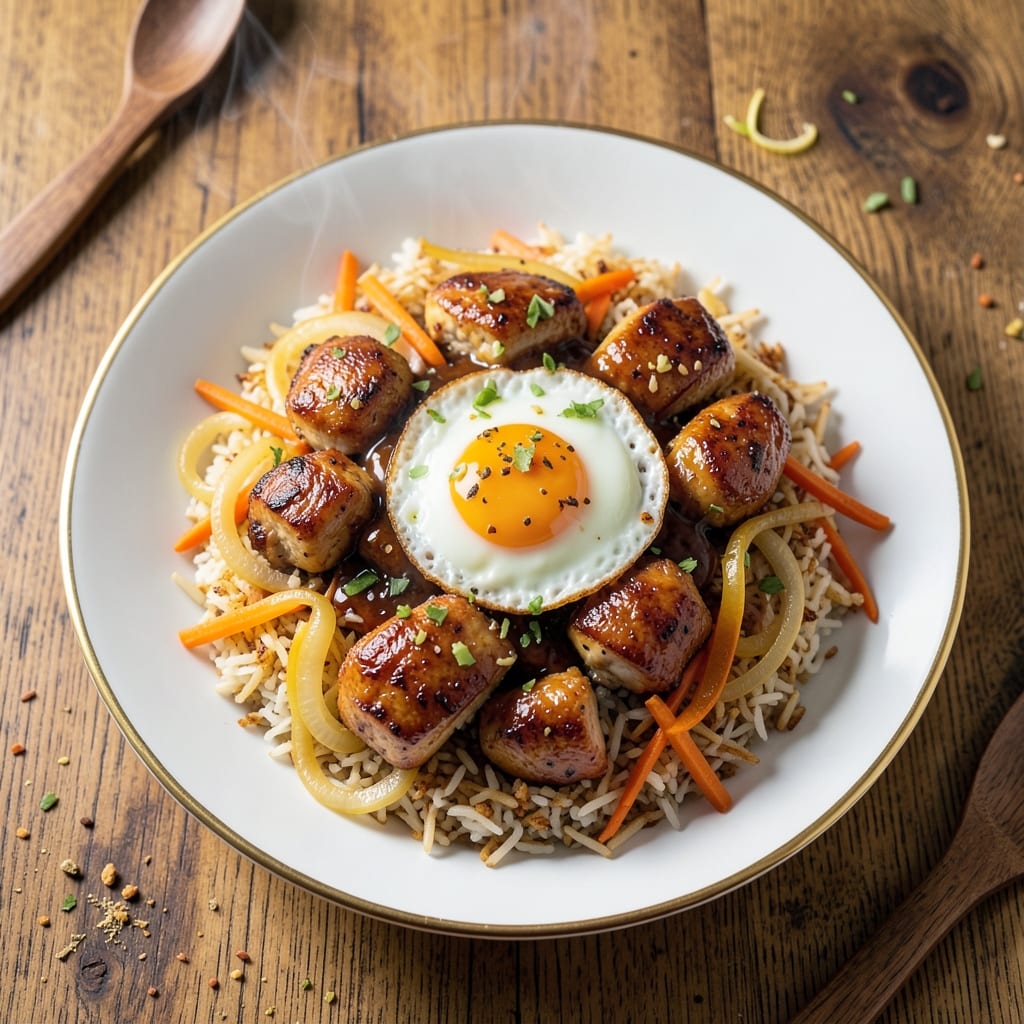 5 Star Chicken Fried Rice Recipe: Golden Crispy Edges with Silky Egg Ribbons