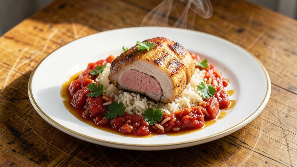 Campbell's Pork Chop and Rice Recipe: Juicy Pork with Savory Tomato Gravy