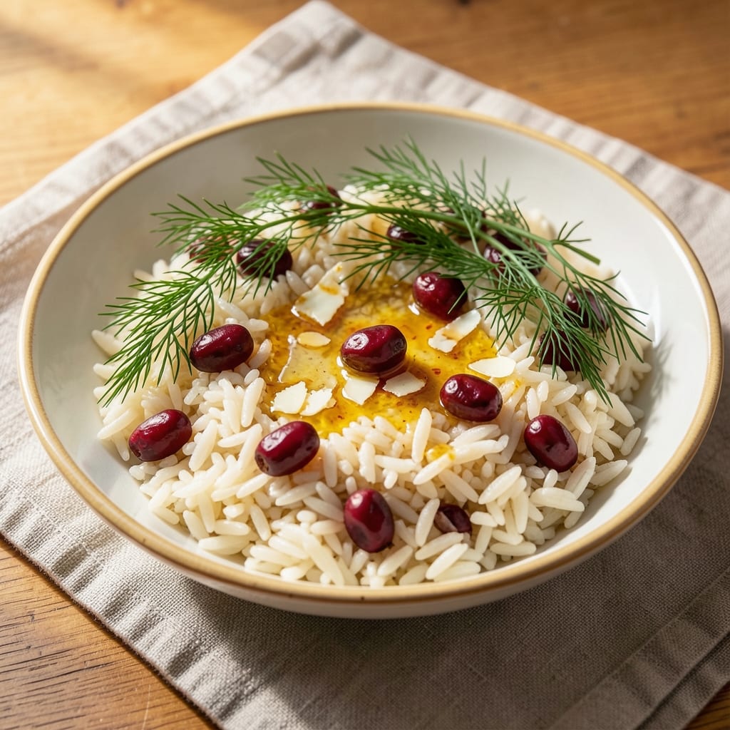 Armenian White Rice Recipe: Barberry-Spiced Crunch and Saffron Fragrance