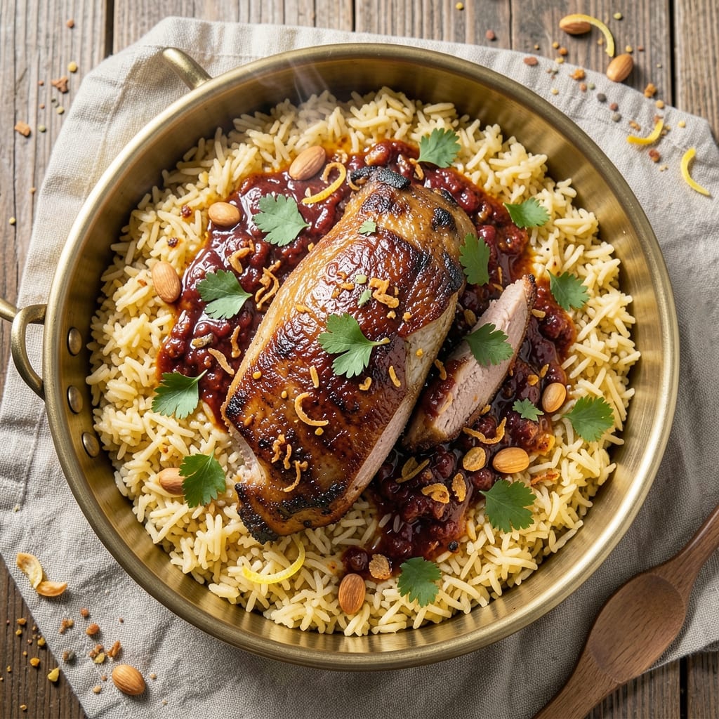 Algerian Rice Recipe: Harissa-Kissed Spice and Saffron Infusion