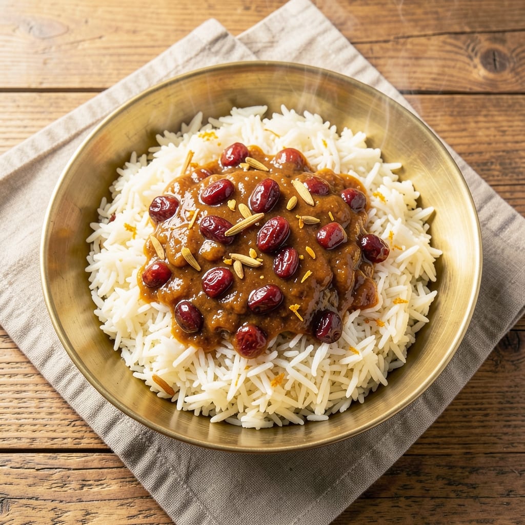 Afghani Rice Without Meat Recipe: Saffron-Infused Fragrance and Toasted Barberry Crunch