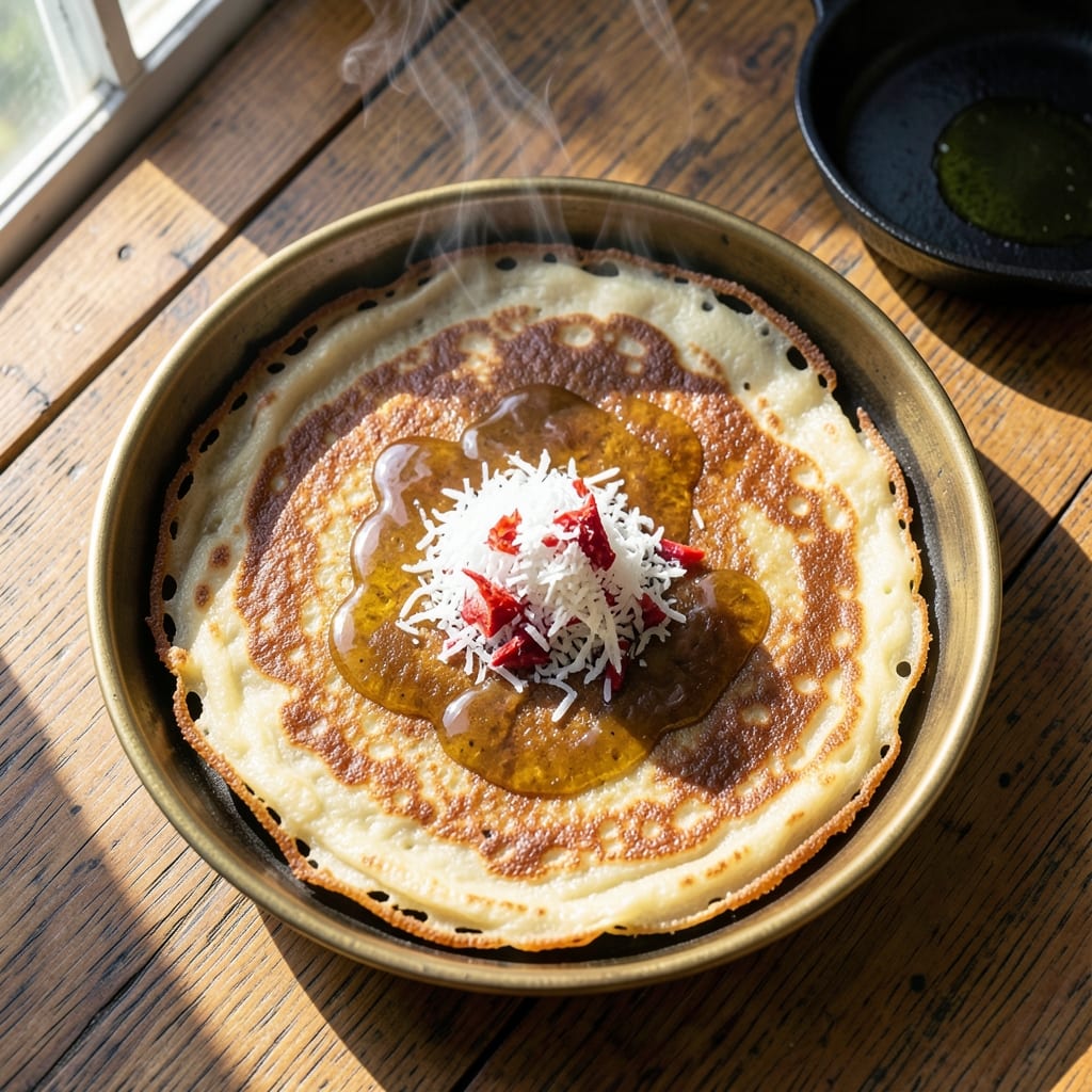 Appam Recipe With Rice Flour Without Yeast: South Indian Pancake Lace in 20 Minutes