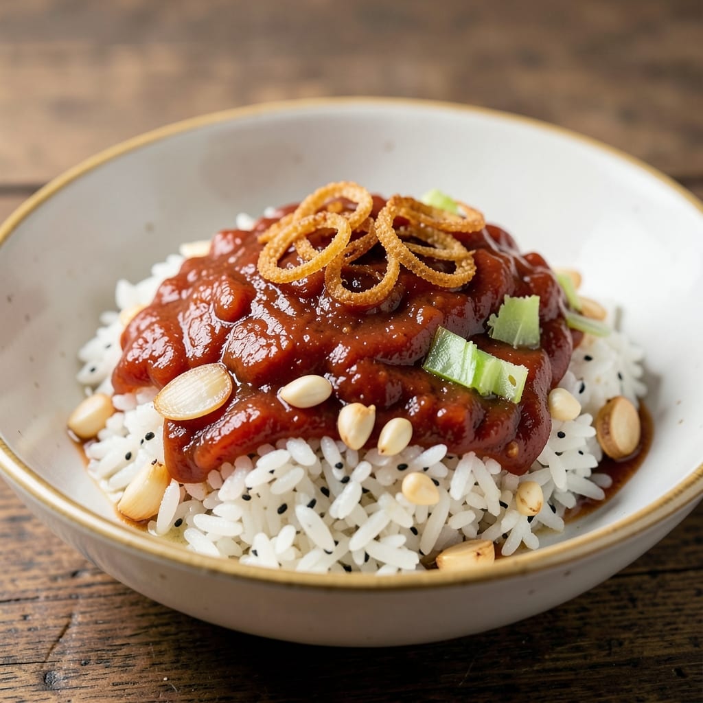 Aligue Rice Recipe: Toasted Spice and Charred Tomato Crunch Fusion