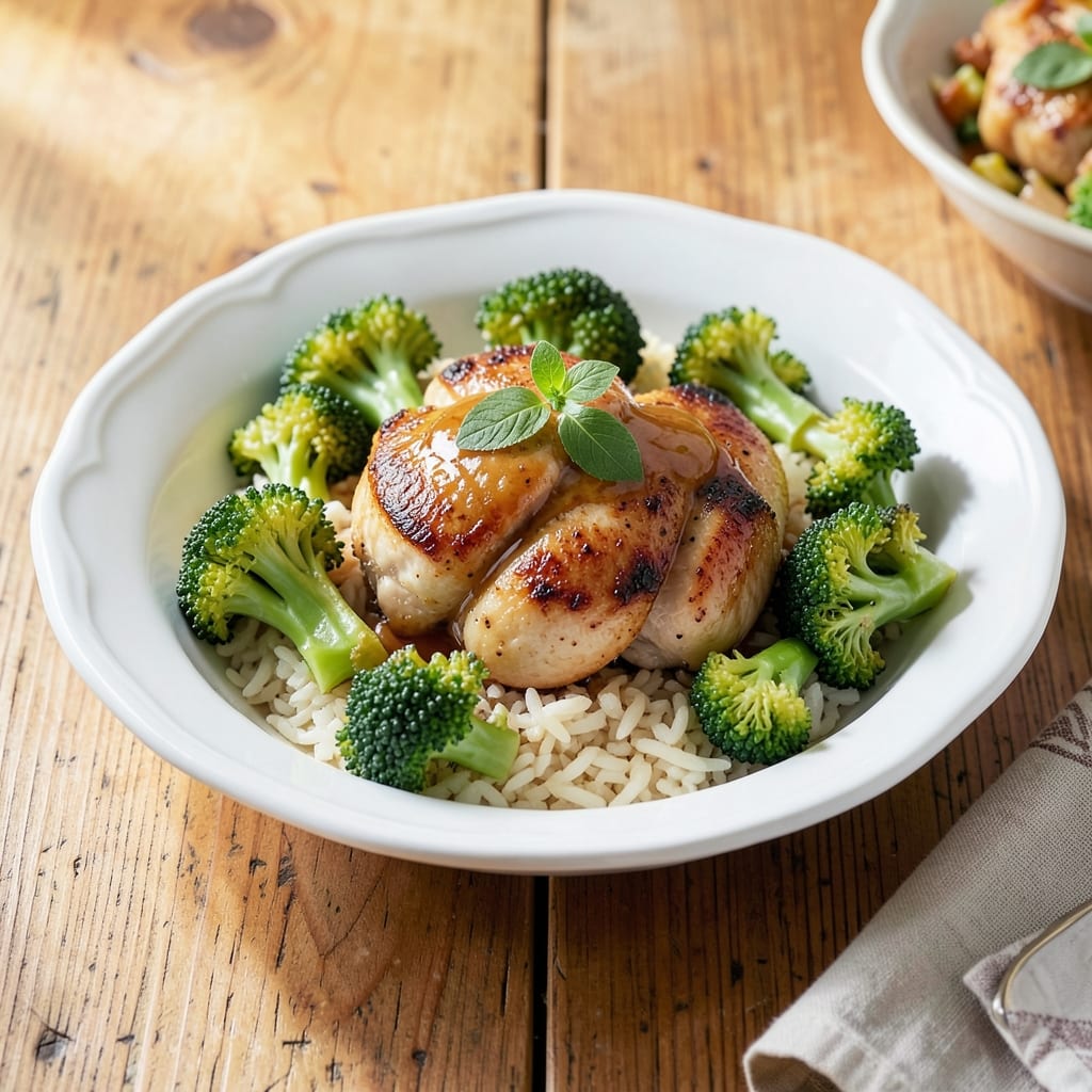5 Ingredient Chicken and Broccoli Recipe with Rice: Garlic Butter Glaze That Sticks to Every Grain