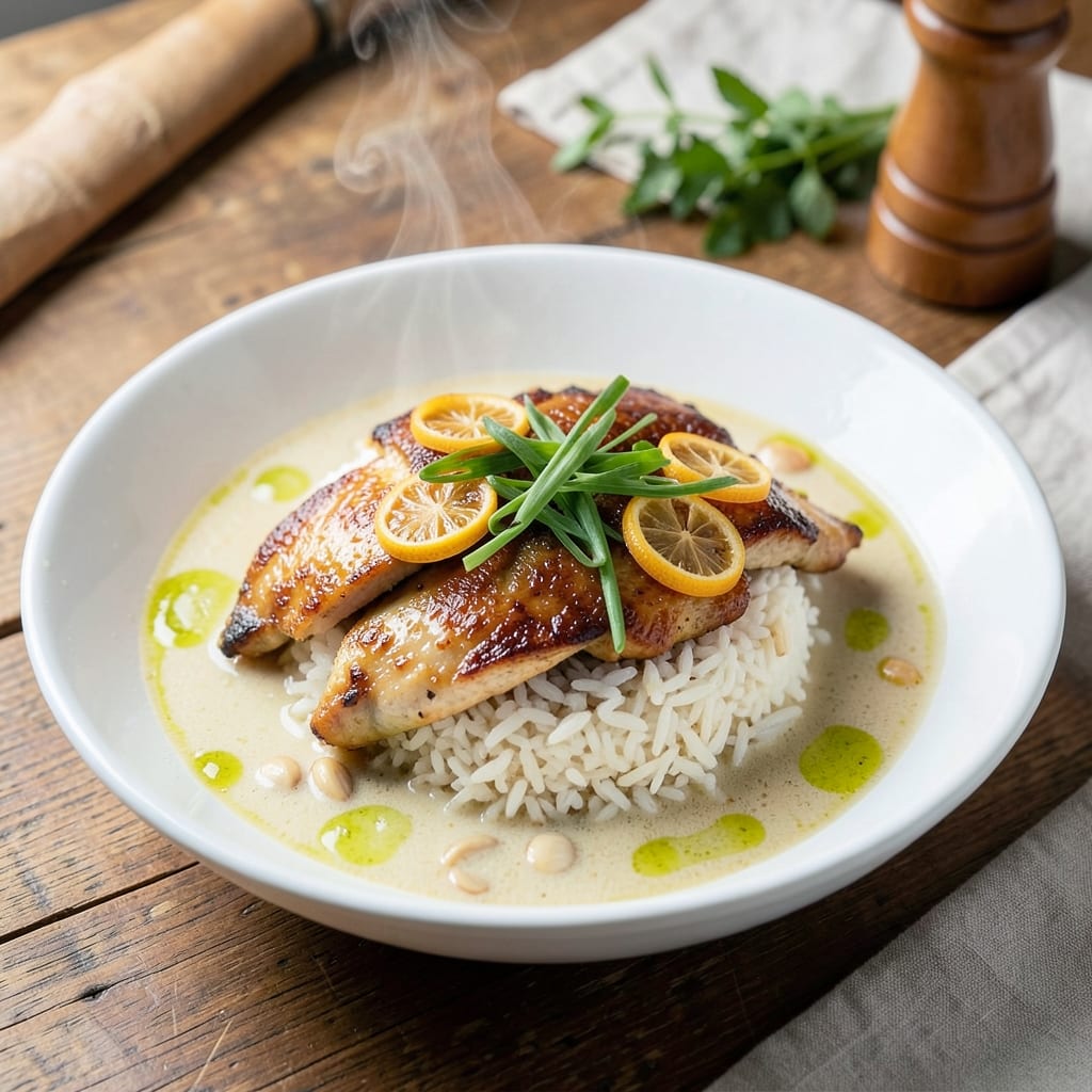 Arroz Caldo Recipe Cooked Rice: One-Pot Comfort with Coconut-Lime Fragrance