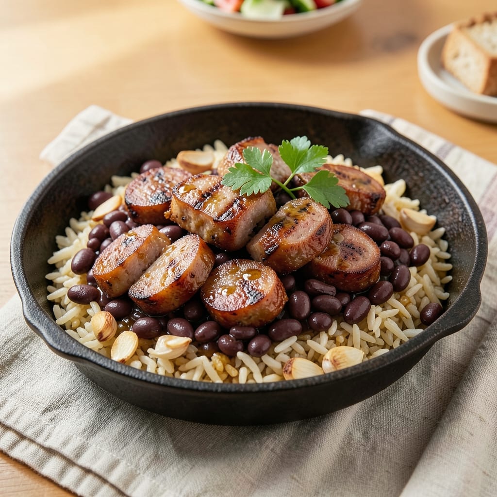 Andouille Sausage, Rice, and Beans Recipe: Smoky Cajun One-Pot Feast