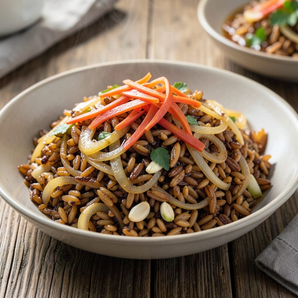 Asian Wild Rice Recipe: Nutty Toasted Grains with Crispy Edges