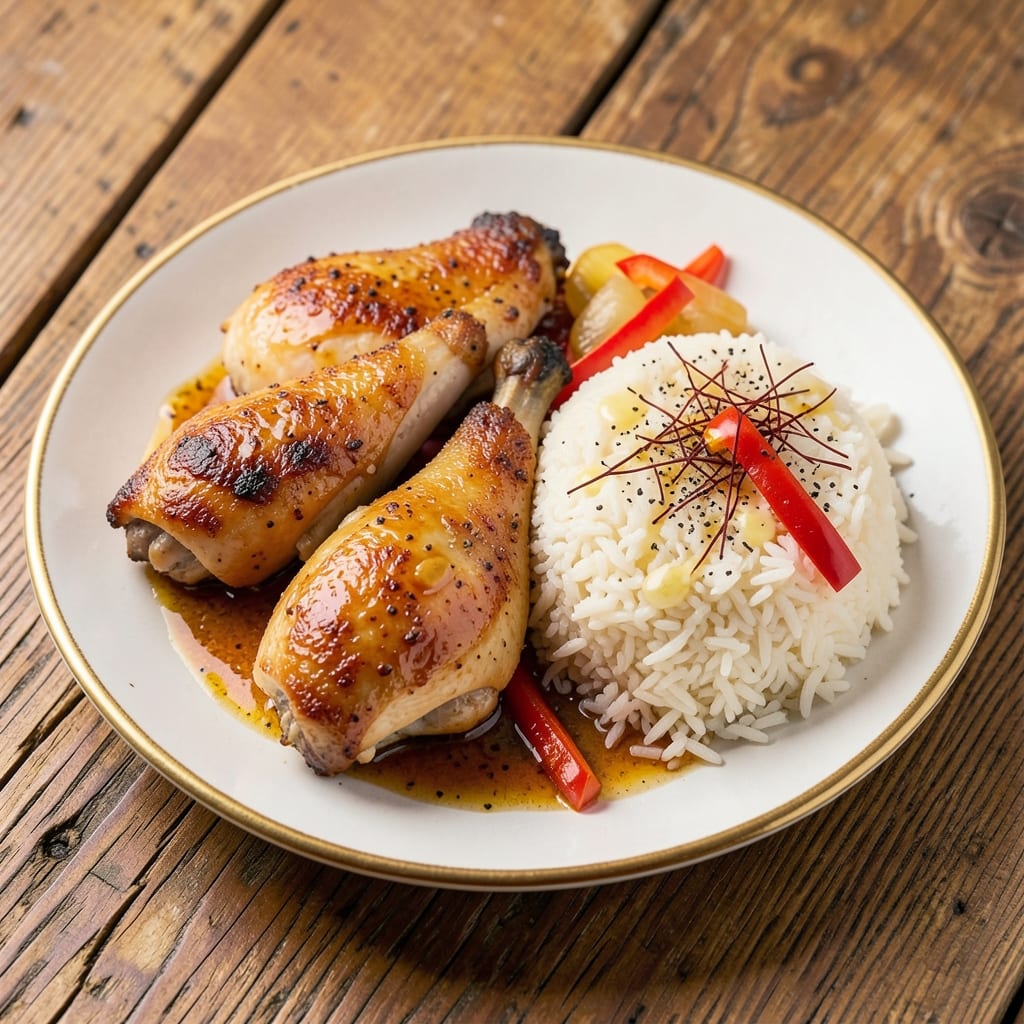 5-Star Chicken And Rice Recipe: Saffron-Infused One-Pot Luxury