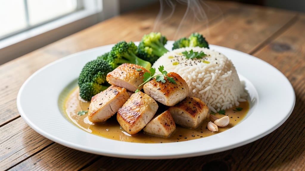 Chicken Broccoli and White Rice Recipe: One-Pan Balanced Meal in 30 Minutes