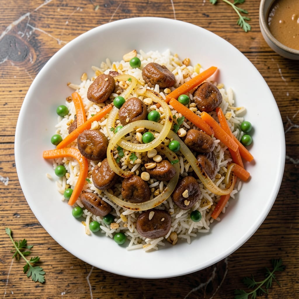 American Style Fried Rice Recipe: Classic Comfort with Crispy Egg and Veggie Bites