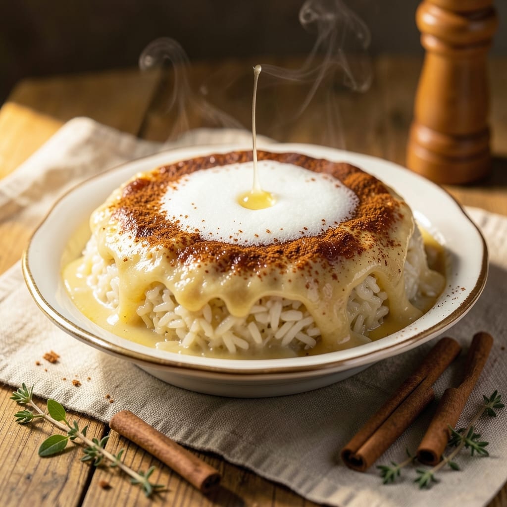 Amazing Old Fashioned Rice Pudding Recipe: Vanilla-Cinnamon Warmth With Toasted Bread Crunch