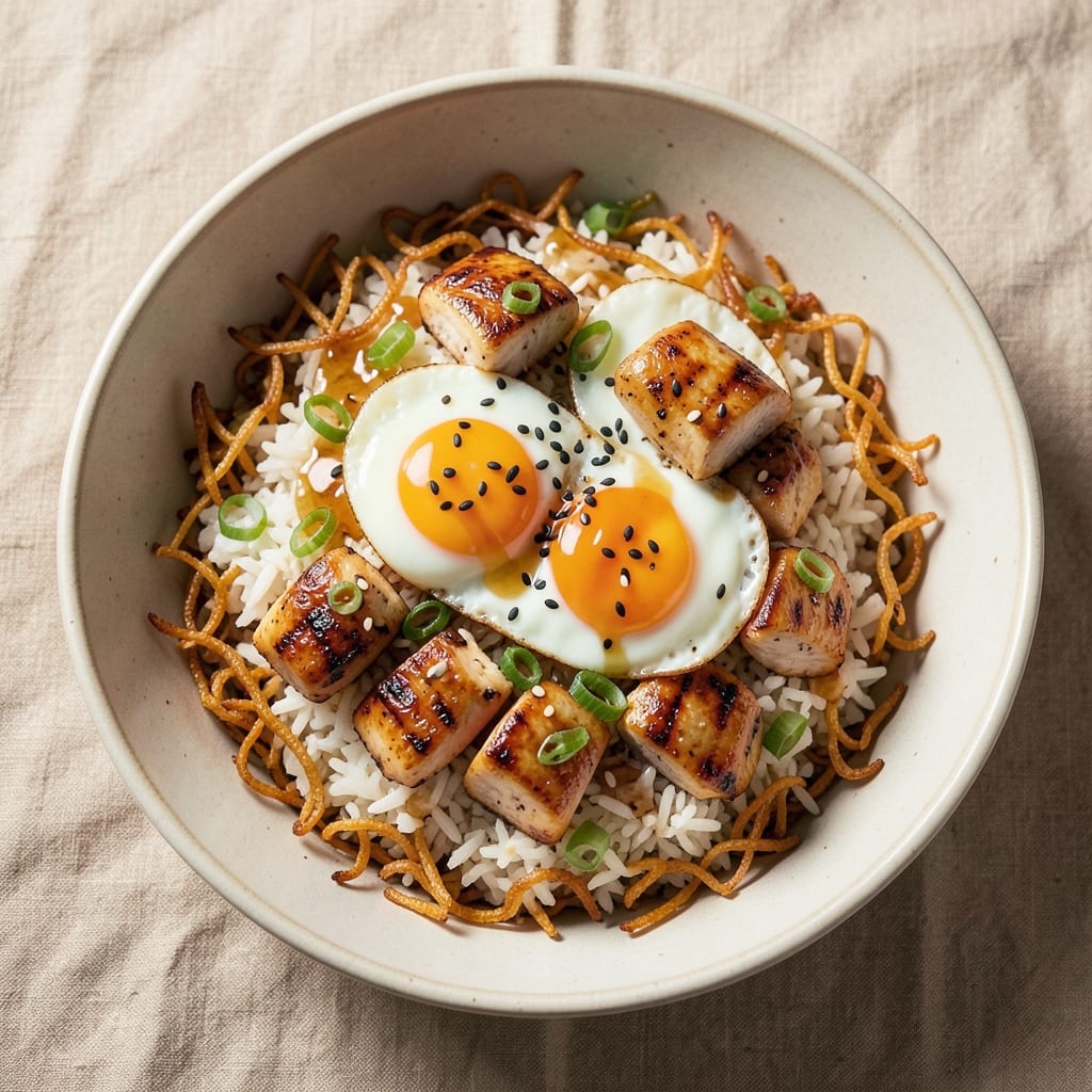 Air Fry Rice Recipe: Crispy-Grain Crunch and Juicy Protein Fusion