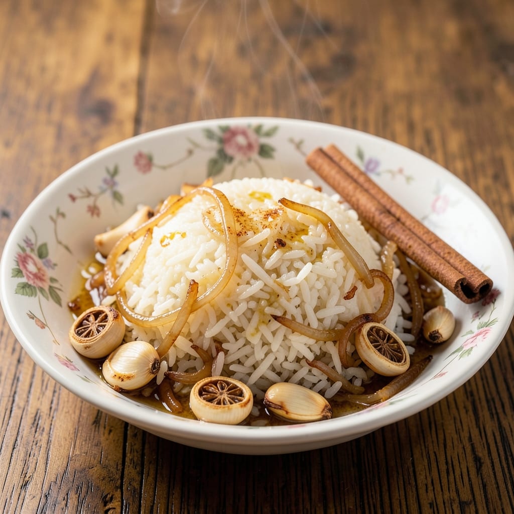 Aroma White Rice Recipe: Toasted Spice Crunch With Fragrant Jasmine Layers