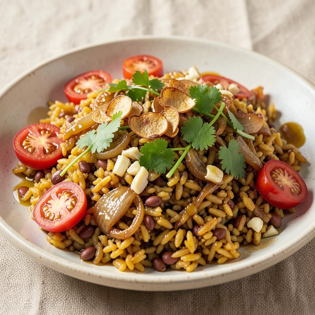 African Yellow Rice Recipe: Toasted Spice and Tomato-Rich One-Pot Magic