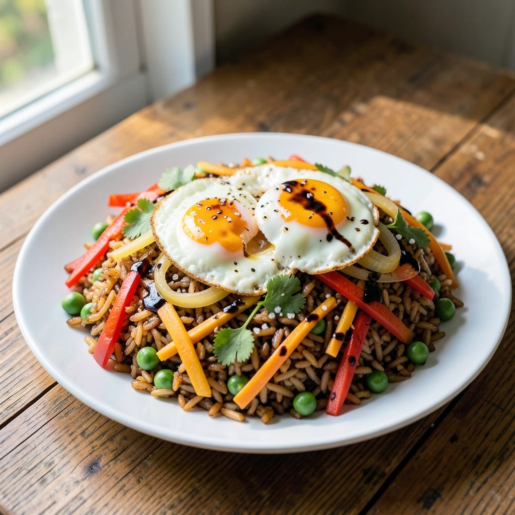 Asian Vegetable Fried Rice Recipe: One-Bite Crisp-Tender Bites With Eggy Richness